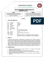 Silabo Descriptivo Fisica 1 - 2017-II-uphco