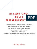 El Falso Dios de Las Sagradas Escrituras PDF