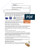 Guía N°6: Teoría Cinético - Molecular de Los Gases