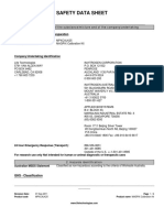 Safety Data Sheet: GHS - Classification