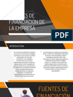 Fuentes de Financiación de La Empresa