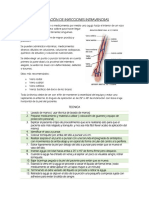 Aplicación de Inyecciones Intravenosas