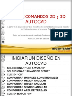 Guia de Comandos para AutoCad