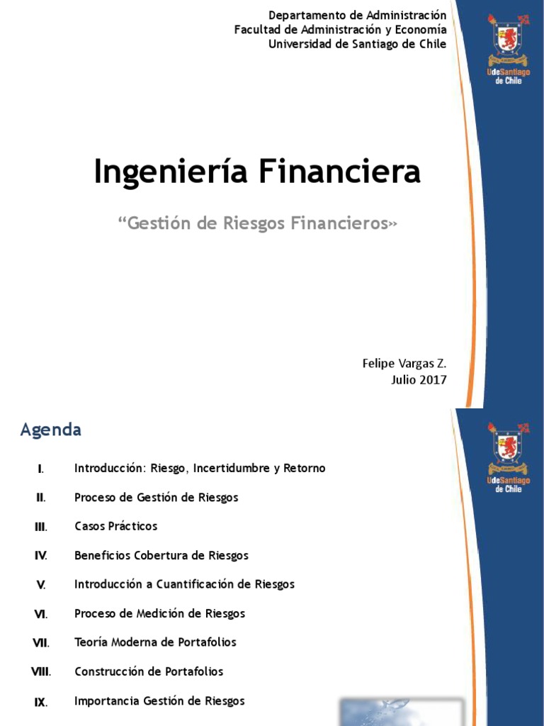 Gestión de Riesgos Financieros en Finanzas | PDF | Riesgo crediticio ...