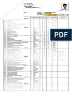 Avance Curricular: Universidad Nacional de Ingenieria