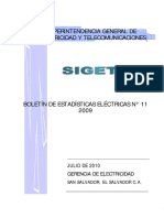 Sistema Electrico El Salvador Siget