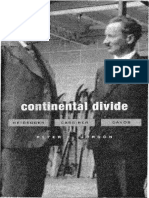 Peter E. Gordon Continental Divide Heidegger, Cassirer, Davos.pdf