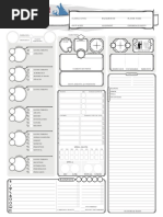 D&D Character Sheet Template PDF | PDF | Dungeons & Dragons | Tabletop ...