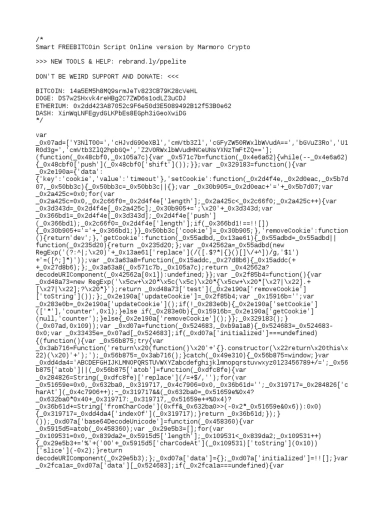 Freebitco.in Script Support Guide | PDF