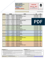 Horario de Cuarto