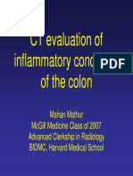 CT Evaluation of Inflammatory Conditions of The Colon