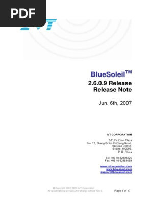 Ivt bluesoleil 1.6 driver for mac