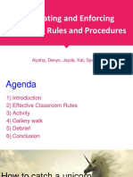 Alpha Group - Classroom Rules