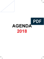 Agenda 2018 - Gratuita -Latino