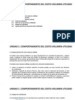 Unidad 2 Comportamiento Del Costo Volumen Utilidad1