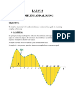 Sampling and Aliasing: Objective