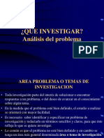 Que Investigar-Analisis Del Problema