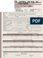 Admission Form