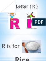 the letter   r  