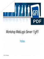 00 - Workshop WebLogic Server 11gR1 - Indice