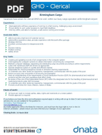 Dnata Clerical