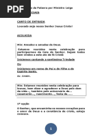 Celebração Da Palavra Por Ministro Leigo Melhorada