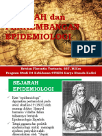 SEJARAH EPIDEMIOLOGI