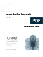 Junos Routing Essentials: Detailed Lab Guide