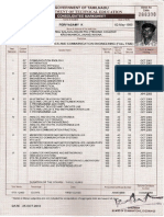 Government of Tamilnadu Consolidated Marksheet