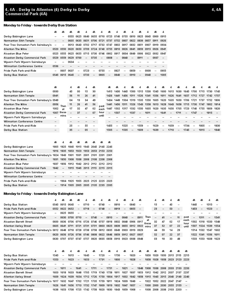 bus-route-4-and-4a-timetable-derby-to-allenton-route-schedule-pdf