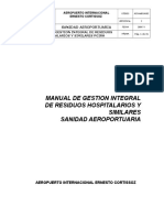 Manual Manejo Integral Residuos Sanidad Aeroportuaria 2009