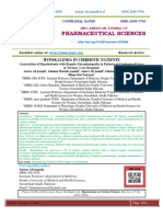 Pharmaceutical Sciences: Hypokalemia in Cirrhotic Patients