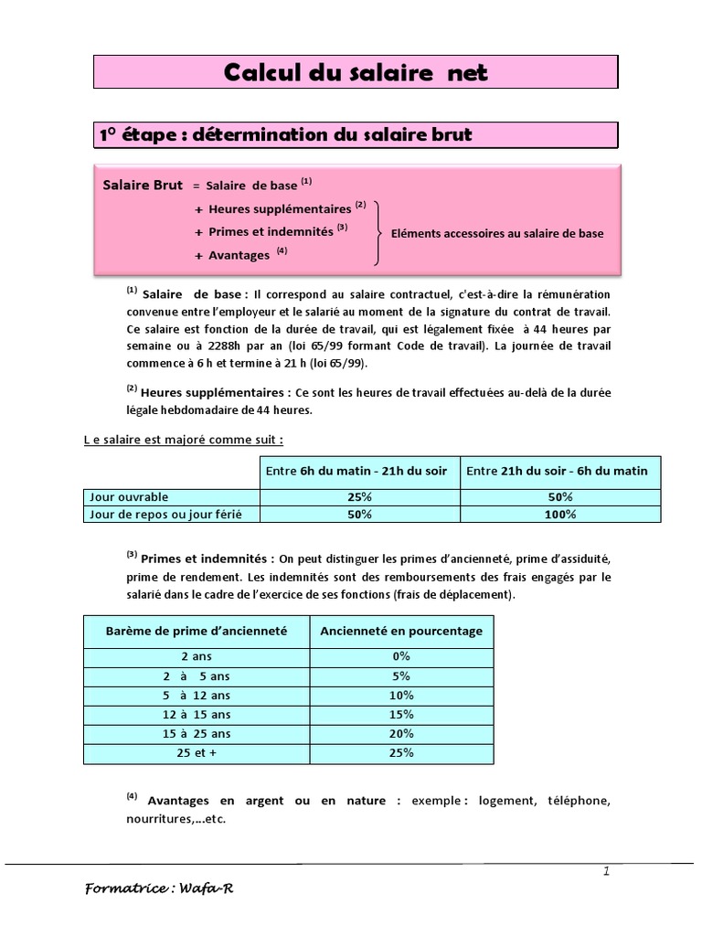 Calcul Ir Maroc 2025