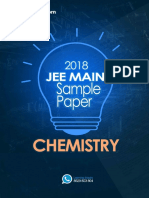 Jee Main 2018 Chemistry Sample Question Paper Solution PDF