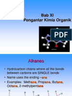 Bab XI Pengantar Kimia Organik