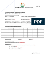 Ration Card Modifications (EPDS INTEGRATION) Application Form PDF