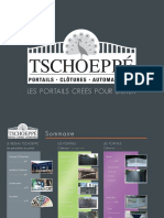 Tschoeppé Catalogue Portails-Clôtures 2017