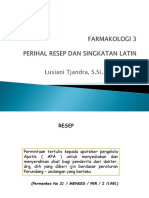 Perihal Resep Dan Singkatan Latin