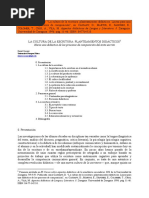 La Cultura de La Escritura Planteamiento