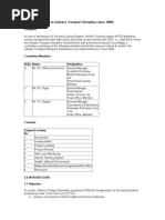 Revised Guidelines On Industry Transport Discipline