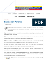 Legislación Panama – Informática Forense Colombia