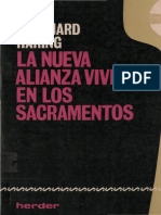 HARING, Bernhard, La Nueva Alianza Vivida en Los Sacramentos. Meditaciones, 1971