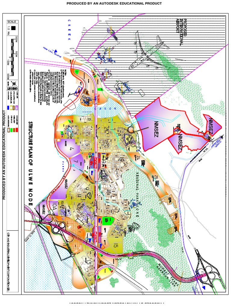 Ulwe Sector Map for Navi Mumbai | PDF | Art | Technology & Engineering
