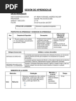 SESIÓN de APRENDIZAJE Estimamos Medidas de Capaciad