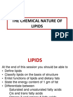 Chem Nature of Lipids 2022