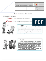 1_duas Situações, Dois Textos