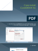 Cara Install CorelDRAW X6