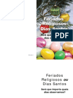 PFD Feriados Religiosos Ou Dias Santos PDF