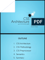 Css Architecture: Jscafe 2014-03-09 Katsunori Tanaka With Oocss, Smacss, Bem