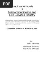 Structural Analysis of Telecommunication and Tele Services Industry